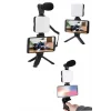 Mey İthalat® Akıllı Telefon Vlog Kiti Tripod Mini Mikrofonlu Telefon Tutucu