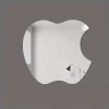 Mey İthalat® Apple Tasarım Kırılmayan Pleksi Duvar Aynası - 30x30 cm Modern Dekoratif Ayna