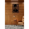 Mey İthalat® Atatürk Line Art Metal Görünümlü Ahşap Tablo - Modern Ofis ve Ev Dekoru