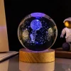 Mey İthalat® Aya Çıkan Astronot Tasarım Cam Küre
