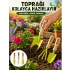Mey İthalat® Bahçe El Aletleri Seti Toprak Düzenleme ve Dikim Aparatı