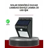 Mey İthalat® Bahçe ve Dış Mekanlar İçin Güneş Enerjili 20 LED Hareket Sensörlü Lamba