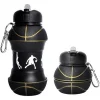 Mey İthalat® Basketbol Topu Tasarımlı Akordiyon Su Şişesi