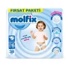 Mey İthalat®   Bebek Bezi Fırsat Paketi 6 Beden 15+ Kg 38 Adet
