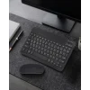 Mey İthalat® Bluetooth Klavye Mouse Seti Taşınabilir Wireless Bilgisayar Aksesuarı