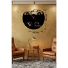 Mey İthalat® BMW Z4 E86 Tasarım Ahşap Duvar Saati - 40x40 cm Lazer Kesim Dekoratif
