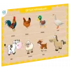 Mey İthalat® CAAHS-3211 AHŞAP ÇİFTLİK HAYVANLARI BUL-TAK