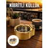Mey İthalat® Çakmaklı Küllük Paslanmaz Metal Dayanıklı Tasarım Yeni Nesil