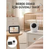 Mey İthalat® Canlı İzleme Özellikli Ortam Dinlemeli Bebek Monitörü Yeni Nesil