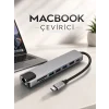 Mey İthalat® Çevirici Dönüştürücü Adaptör Macbook 3 In 1 Type-C To Hdmı USB 3.0