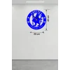 Mey İthalat® Chelsea FC Logolu Ahşap Duvar Saati - 40x40 cm Taraftar Hediyesi