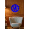 Mey İthalat® Chelsea FC Logolu Ahşap Duvar Saati - 40x40 cm Taraftar Hediyesi