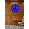 Mey İthalat® Chelsea FC Logolu Ahşap Duvar Saati - 40x40 cm Taraftar Hediyesi