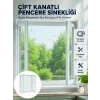 Mey İthalat® Çift Kanatlı Pencere Filesi Cırt Bantlı Sineklik Kolay Takılır