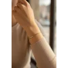 Mey İthalat® CM Gold Renk Lazer Kesim 65 mm Bilezik