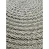 Mey İthalat® DecoHandy 39cm Neon Renkli Şeritli Jüt Örme Supla Amerikan Servis