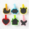 Mey İthalat® Desenli Notlu Ahşap Mandal (6lı Set - 10 Paket)