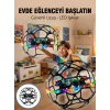 Mey İthalat® El Hareketi Kontrollü Futbol Topu Tasarımlı Drone LED Işıklı