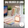Mey İthalat® Esnek Gövdeli LED Masa Lambası Taşınabilir Gece Aydınlatması