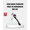Mey İthalat® Evde Profesyonel Cilt Bakımı Dermaroller + Siyah Nokta Temizleyici Setı