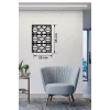 Mey İthalat® Geometrik Soyut Tasarım Ahşap Duvar Tablosu - 25x35 cm Lazer Kesim Modern Pano