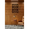 Mey İthalat® Geometrik Soyut Tasarım Ahşap Duvar Tablosu - 25x35 cm Lazer Kesim Modern Pano