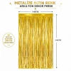 Mey İthalat® Gold Metalize Parti Perdesi 100x200 cm – Kapı ve Arka Fon Perdesi