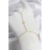 Mey İthalat® Gold Renk Pirinç Zirkon Taşlı Yıldız Model Şahmeran