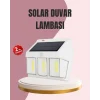 Mey İthalat® Güneş Enerjili Bahçe ve Duvar Aydınlatma – BK-618-3 LED Lamba