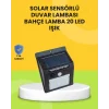 Mey İthalat® Güneş Paneli ile Şarj Olan 20 LED Dış Mekan Hareket Sensörlü Lamba
