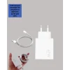 Mey İthalat® Güvenli ve Hızlı Şarj İçin 67W Turbo Adaptör Type-C Kablo ile