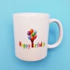 Mey İthalat® Happy Birthday Baskılı Kupa Bardak