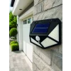 Mey İthalat® Hareket Sensörlü Güneş Enerjili Duvar Lambası Dış Mekan İçin Güçlü LED Aydınlatma