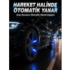 Mey İthalat® Hareketle Yanan LED Sibop Işığı 4lü Araç Lastik Lambası
