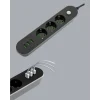 Mey İthalat® Hızlı Şarj Özellikli 3 USB Girişli Üçlü Priz