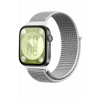Mey İthalat®  Huawei Fit 4 Hasırlı Cırtcırtlı Kordon - Beyaz