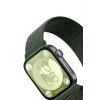 Mey İthalat®  Huawei Fit 4 Hasırlı Cırtcırtlı Kordon - Koyu Yeşil