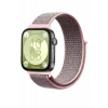 Mey İthalat®  Huawei Fit 4 Hasırlı Cırtcırtlı Kordon - Pembe