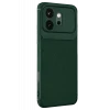 Mey İthalat®  Huawei Honor 600 Auto Focus Karbon Kapak - Koyu Yeşil
