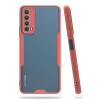 Mey İthalat®  Huawei P Smart 2021 Kılıf Platin Silikon - Pembe