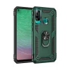 Mey İthalat®  Huawei P40 Lite E Kılıf Sofya Yüzüklü Silikon Kapak - Yeşil
