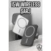 Mey İthalat® İOS Uyumlu Manyetik Tasarım Magsafe İphone 12/13/14/15 araç şarjı