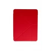 Mey İthalat®   iPad 10.2 (8.nesil) Kılıf Kalemlikli Mars Tablet Kılıfı - Kırmızı