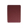 Mey İthalat®   iPad 10.2 (8.nesil) Kılıf Kalemlikli Mars Tablet Kılıfı - Mürdüm