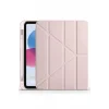 Mey İthalat®   iPad 2022 10.9 (10.nesil) Kılıf Kalemlikli Mars Tablet Kılıfı - Rose Gold