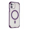 Mey İthalat®   iPhone 11 Hilton Magsafe Kapak - Derin Mor