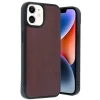 Mey İthalat®   iPhone 11 Kılıf Aras Deri Kapak - Bordo