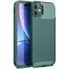 Mey İthalat®   iPhone 11 Kılıf Auto Focus Karbon Kapak - Koyu Yeşil