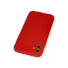 Mey İthalat®   iPhone 11 Kılıf Nano içi Kadife Silikon - Kırmızı