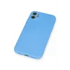 Mey İthalat®   iPhone 11 Kılıf Nano içi Kadife Silikon - Mavi